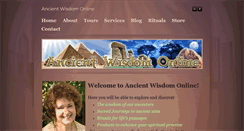 Desktop Screenshot of ancientwisdomonline.com